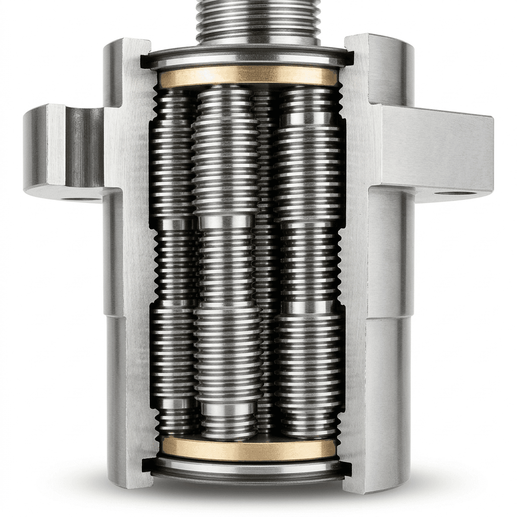 Heavy-duty planetary roller screw servo electric cylinder actuator for high-load robotic articulation