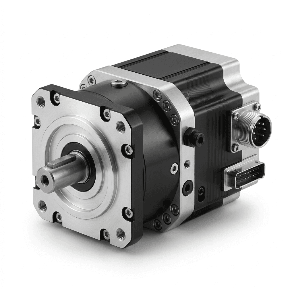 Integrated planetary QDD brushless joint motor with dual magnetic encoders