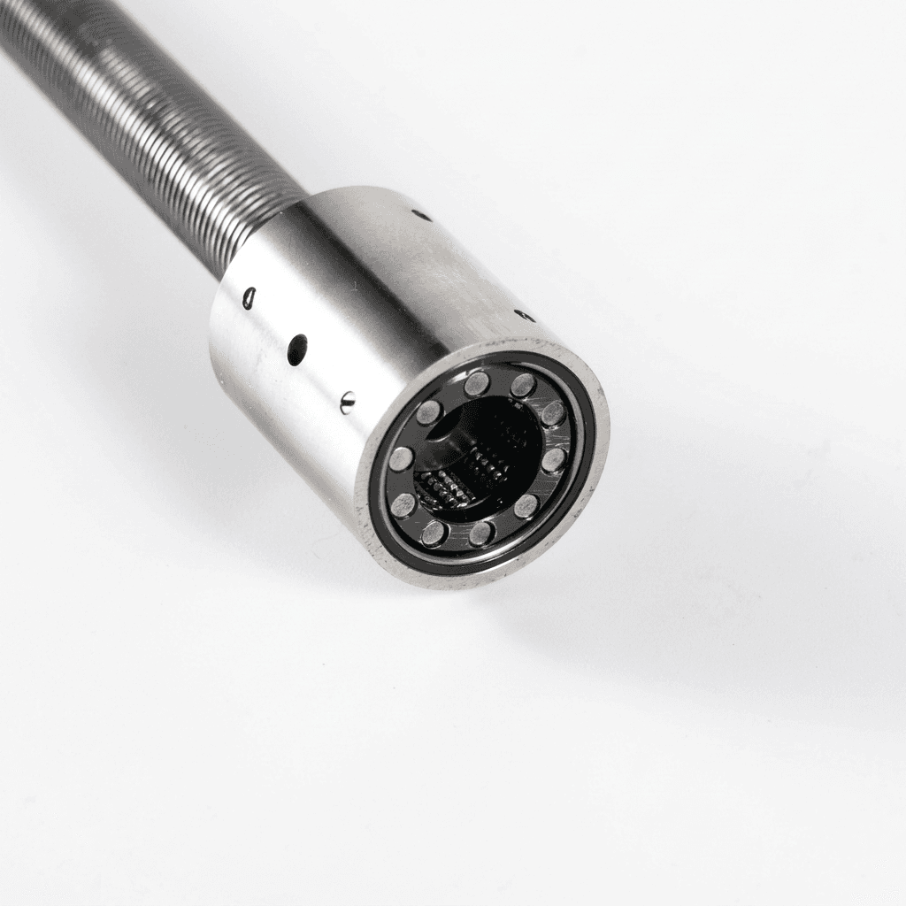 Inverted planetary roller screw nut and internal cylinder assembly detail