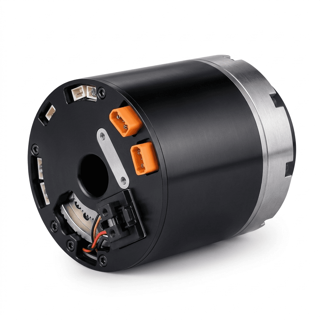 Low-power-consumption collaborative robot elbow joint unit with smooth harmonic gearing