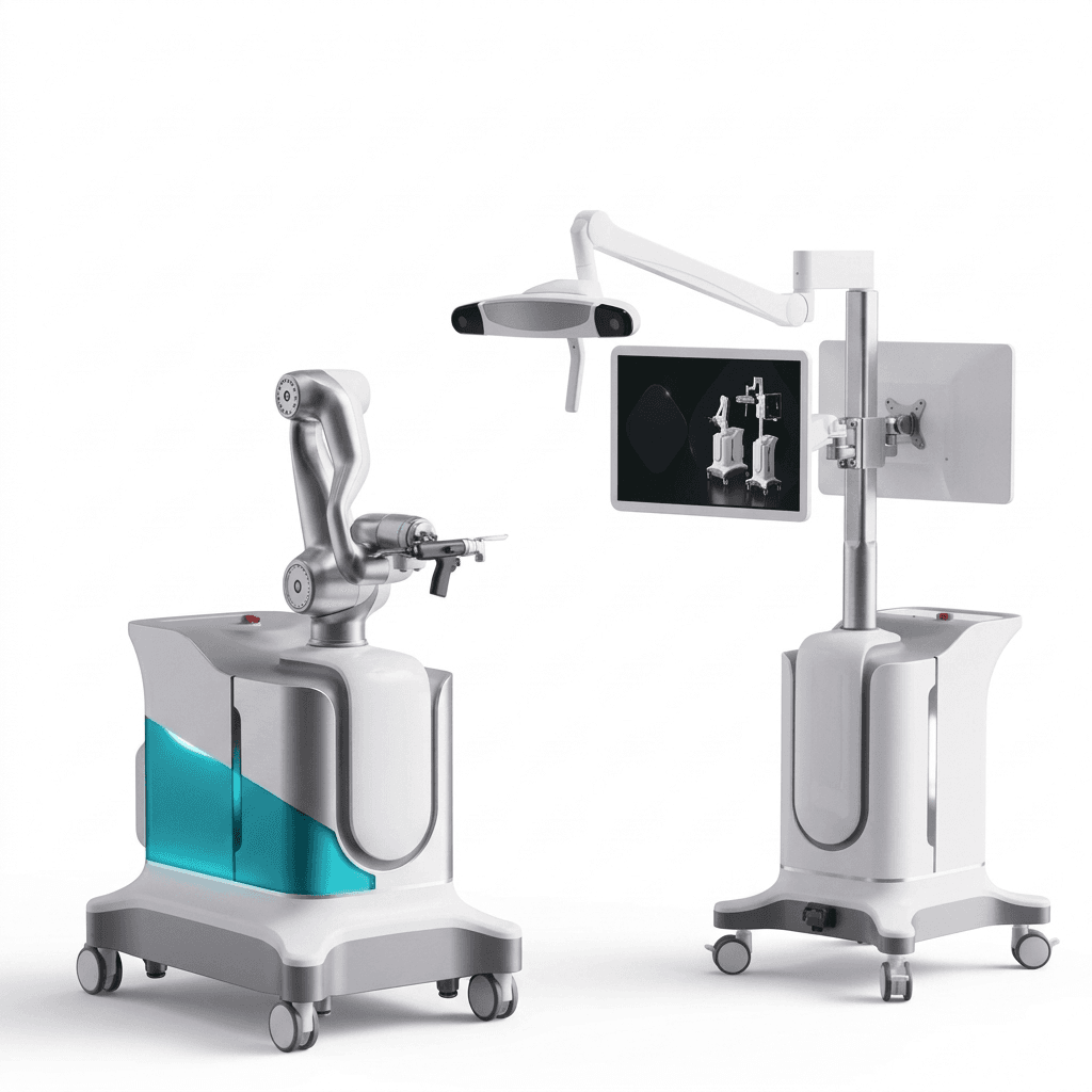 Orthopedic surgical robotic arm precision joint module with zero-backlash high stiffness