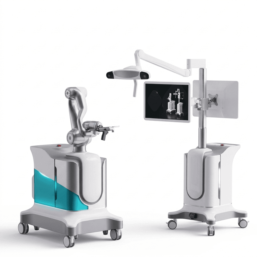 Orthopedic surgical robotic arm precision joint module with zero-backlash high stiffness
