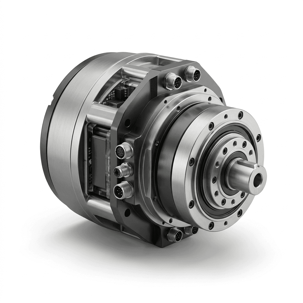 V4 precision planetary robotic joint actuator module with dual EtherCAT and CANopen fieldbus