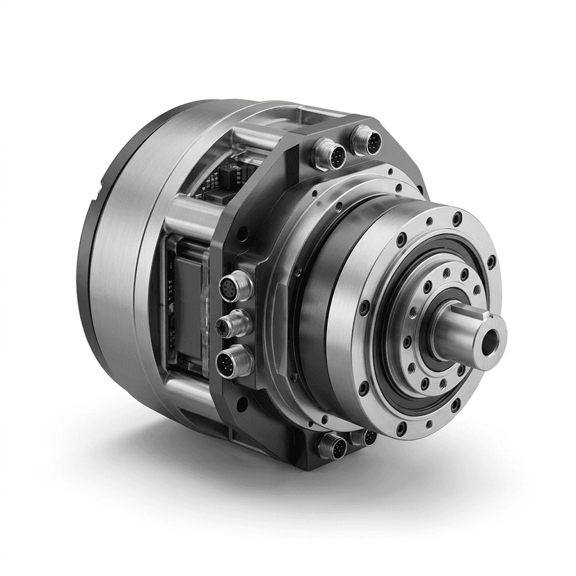 V4 precision planetary robotic joint actuator module with dual EtherCAT and CANopen fieldbus