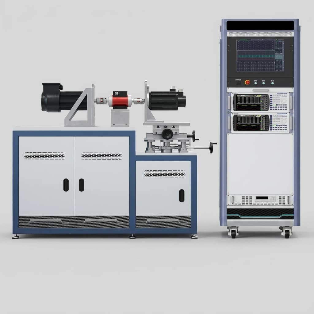 Servo motor test bench for protocol and communication verification