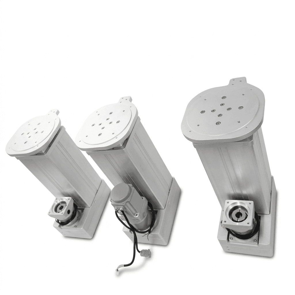 Parallel linear actuator driven bipedal humanoid hip joint mechanism with spherical linkages